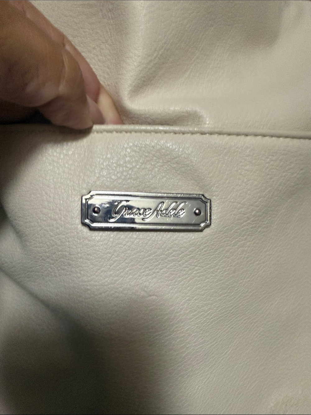 Grace Adele Cream Women’s Shoulder Bag